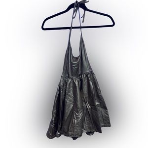 American Apparel Gold Skater Dress Size Small